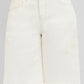 Spiral Slouchy Relaxed Floral Embroidered Bermuda Shorts