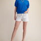 Glam Round Neck Puff Sleeve Pullover Top