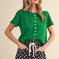 Townsand Short Sleeve Sweater Cardigan