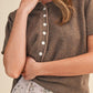 Townsand Short Sleeve Sweater Cardigan
