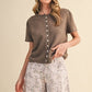 Townsand Short Sleeve Sweater Cardigan
