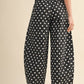 Easton Polka Dot Pleated Barrel Pants Polka Dot Pleated Barrel Pants