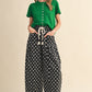 Easton Polka Dot Pleated Barrel Pants Polka Dot Pleated Barrel Pants