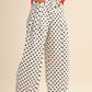 Easton Polka Dot Pleated Barrel Pants Polka Dot Pleated Barrel Pants