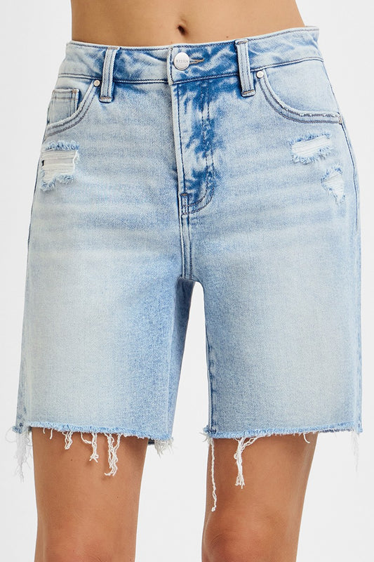 Jena TC High Rise Loose Fit Mid Length Short by Risen
