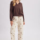Chocolate Textured Light Weight Sweater Top