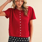 Townsand Short Sleeve Sweater Cardigan