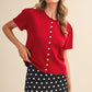 Townsand Short Sleeve Sweater Cardigan