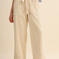 Skill Striped Wide Leg Drawstring Pants