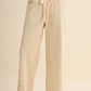 Skill Striped Wide Leg Drawstring Pants