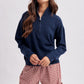 Maxwell Half Zip Turtleneck Sweater
