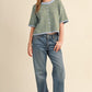 Lyndsey Striped Short Sleeve Sweater Cardigan