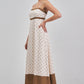 Cain Polka Dot Maxi Dress
