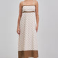 Cain Polka Dot Maxi Dress