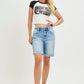 Slouchy Bermuda With Printed Details