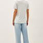 Humble Cotton Linen Blend Relaxed Fit Striped T-shirt
