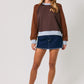 Tybee Stripe Pullover With Sweater Sleeves