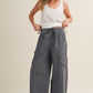 High-density Twill Voluminous Cargo Trousers