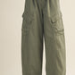 High-density Twill Voluminous Cargo Trousers