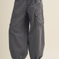 High-density Twill Voluminous Cargo Trousers