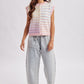 Bubblegum Rainbow Stripe Sweater Vest