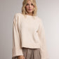 Spark Wide Sleeve Cuff Sweater