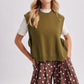 Gazelle Sleeveless Open Side Sweater Vest