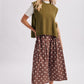 Gazelle Sleeveless Open Side Sweater Vest
