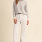 Properly Striped Sweater Cardigan