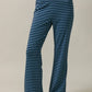 Clayton Mid Rise Wide Leg Stripe Pants