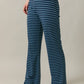 Clayton Mid Rise Wide Leg Stripe Pants