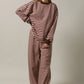 Covington Top Long Sleeve Crew Neck Stripe Oversized Sweatshirt