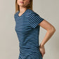 Clayton Tee Short Sleeve Round Neck Striped Baby Tee