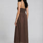FashionPintuck Detail Spaghetti Strap Midi Sundress