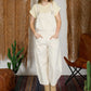 Relax Wide Leg Cropped Overalls