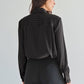 Penny Tie Neck Satin Blouse