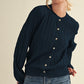 Speak Ribbed Cardigan Sweater