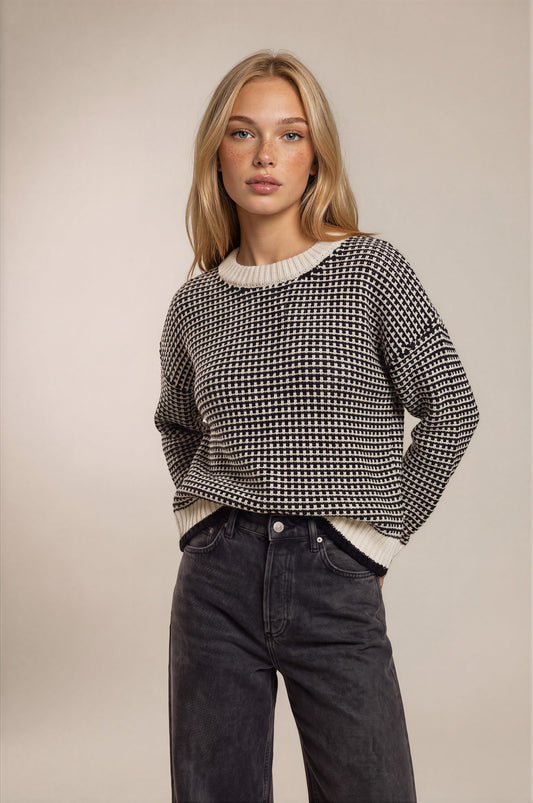 Two Tone Sweater
