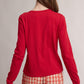 Crafted Button Down Lightweight Sweater
