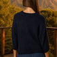 Pepper Crew Neck Drop Shoulder Knit Top