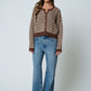 Crochet Knit Button Down Cardigan Sweater