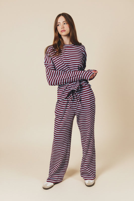 Jay Top Long Sleeve Striped