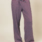 Jay Mid Rise Wide Leg Stripe Pants