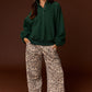 Legend Leopard Print Wide Leg Pants