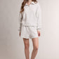 Scuba Collar Half-zip Drop Shoulder Sweatshirt