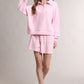 Scuba Collar Half-zip Drop Shoulder Sweatshirt