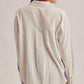East Side Pin Stripe Button Down Boyfriend Shirt