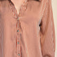 Orphan Stripe Shirt V Neck Collar Neck Button Down