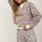 Walter Leopard Contrast Trim Long Sleeve Sweatshirt