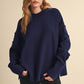 Grace Drop Shoulder Long Sleeve Ribbed Sweater